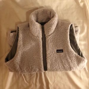 Patagonia reversible gray vest